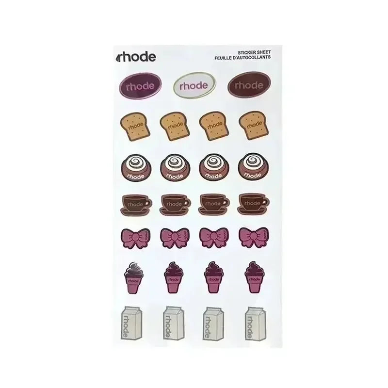 Rhode Popular Data Cake Plum Pocket Blusher Lip Gloss Long Lasting Moisturizing Essence Makeup Care 11 Colour Lip Liner Beauty
