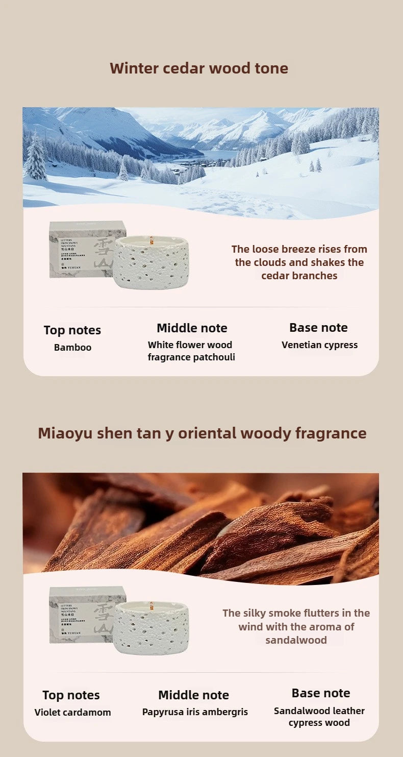 Premium Aromatherapy Scented Candles - Handmade Soy Wax Candles for Relaxation and Home Decor - Long-Lasting Fragrance 