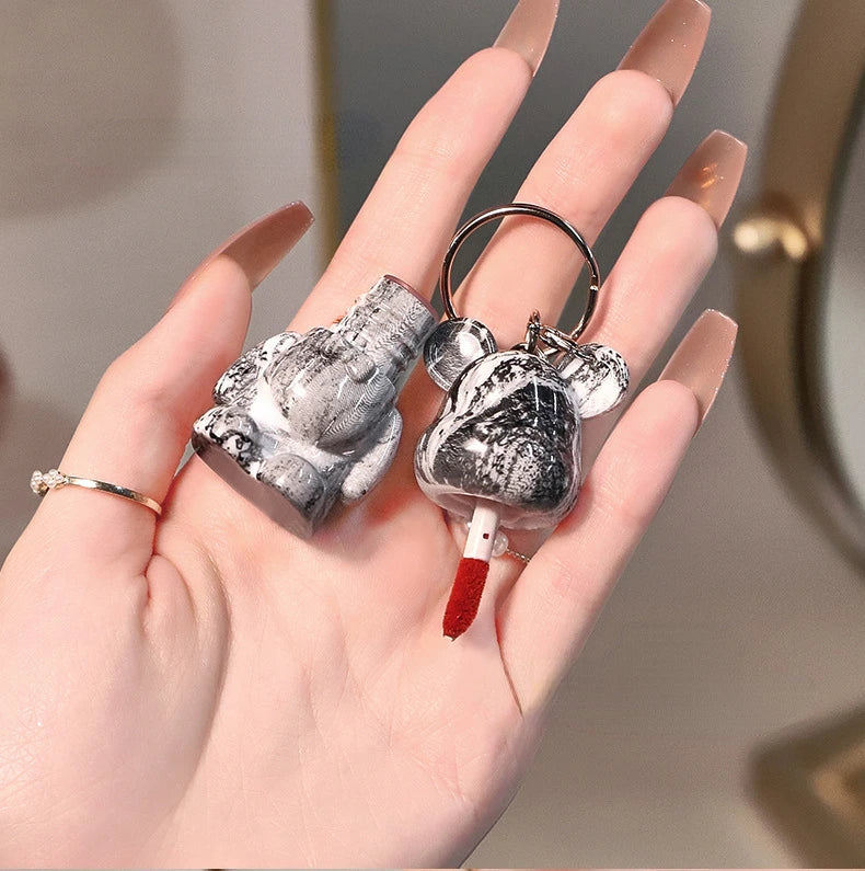 Fluid Bear Non Stick Cup Fog Lipstick Velvet Matte Silky Texture Easy To Color Lasting Does Not Fade Lip Gloss Makeup Cosmetic
