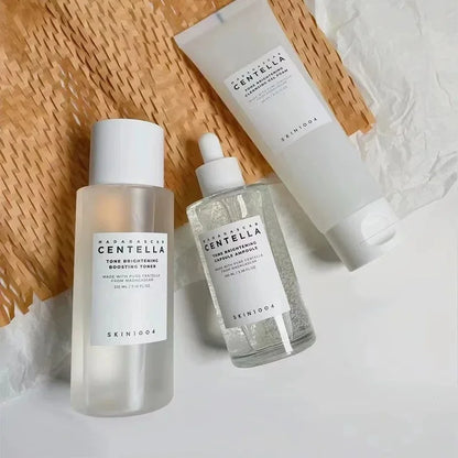 Skin1004 Korean Centella Moisturizing Toner Facial Cleanser and Brightening Face Serum Soothing Skincare Original Products Set