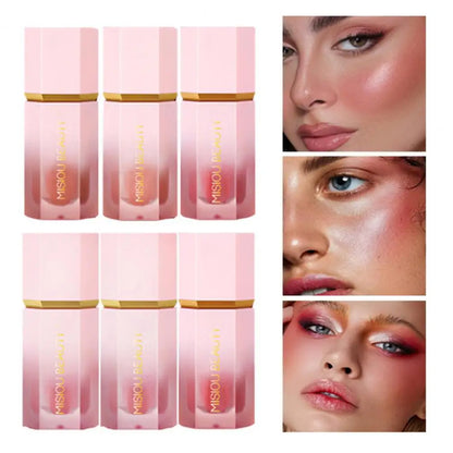 1pcs drop ship sheglam make up Liquid Blush Facial Nourishing Blusher Gel Cream Multi-purpose Lip Gloss Makeup Blush wholesale