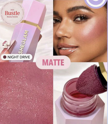 1pcs drop ship sheglam make up Liquid Blush Facial Nourishing Blusher Gel Cream Multi-purpose Lip Gloss Makeup Blush wholesale