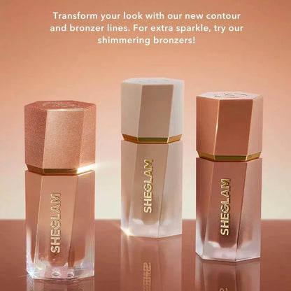 Sheglam Liquid Contouring Multi-purpose Contouring Liquid Grey Shade Waterproof Matte Finish Face Shape Soft Tan Wholesale