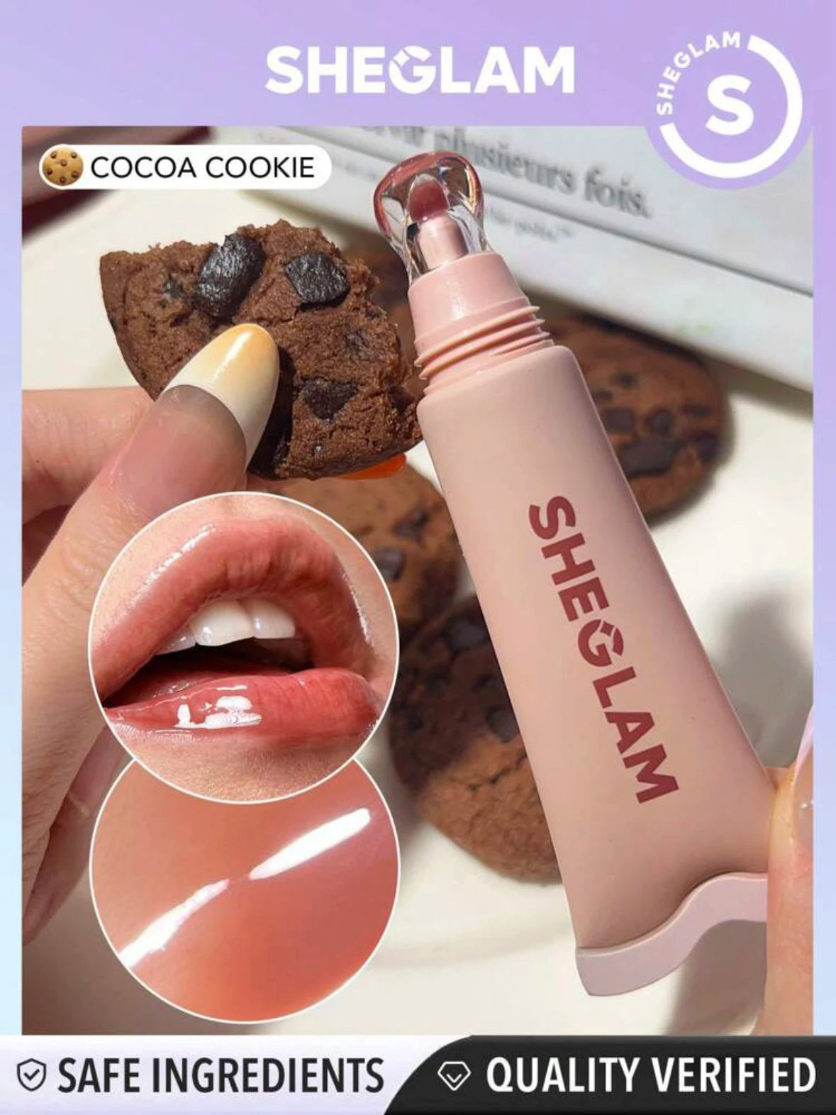Sheglam Colored Lip Gloss 10ml Lipglaze Moisturise Nourishing Dilute Lip Wrinkles Mirror Liquid Lipstick Makeup Beauty Cosmetic