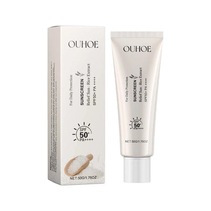 Rice Sunscreen SPF50 Korean High Sun Protection Solate Ultraviolet Ray Outdoor Oil Control Hydrating Moisturizing Body Skin Care