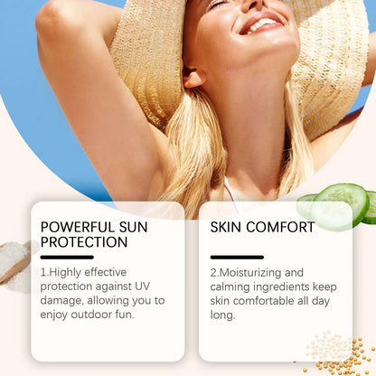 Rice Sunscreen SPF50 Korean High Sun Protection Solate Ultraviolet Ray Outdoor Oil Control Hydrating Moisturizing Body Skin Care