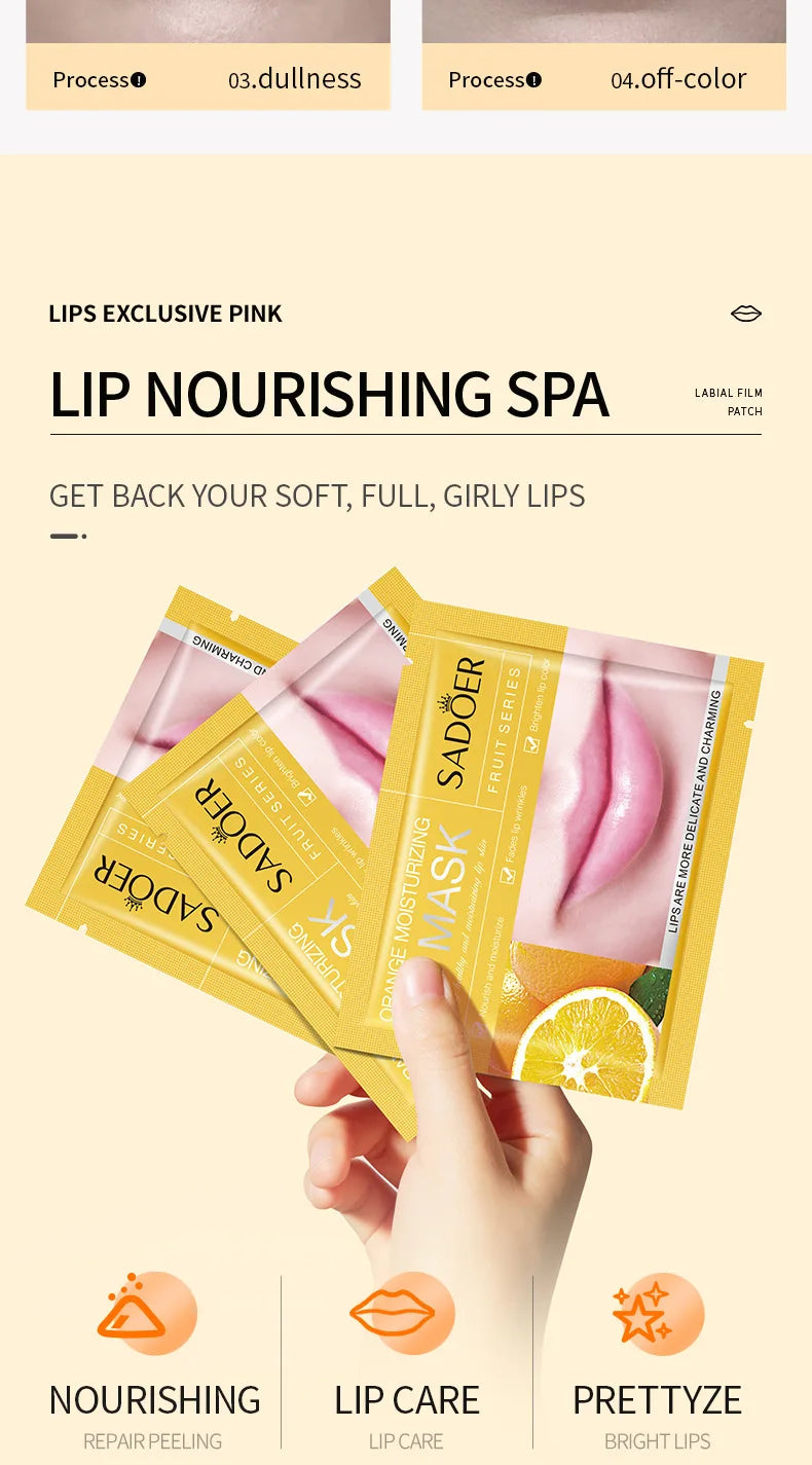 Wholesale Hydrating Collagen Lip Moisturizing Sheet Pouqur Light Lines Crystal Material Lip Mask Patch