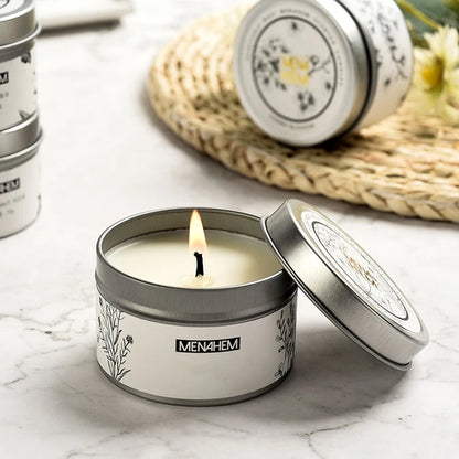 Factory Direct Custom Soy Wax Travel Tin Scented Candle Gift Set Handmade for Home Decoration Holidays & Bars-Private Label