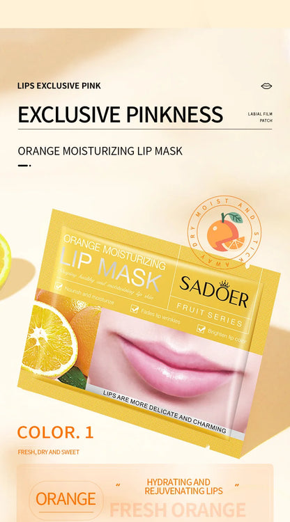 Wholesale Hydrating Collagen Lip Moisturizing Sheet Pouqur Light Lines Crystal Material Lip Mask Patch