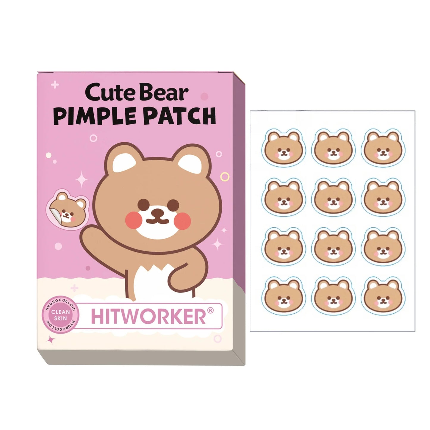 Pimple Patches for Face, Hydrocolloid  Acne Patches, Hydrocolloid Patches for Covering Zits and Blemishes, Spot Stickers