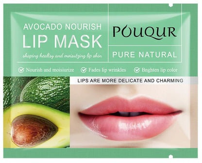 Wholesale Hydrating Collagen Lip Moisturizing Sheet Pouqur Light Lines Crystal Material Lip Mask Patch