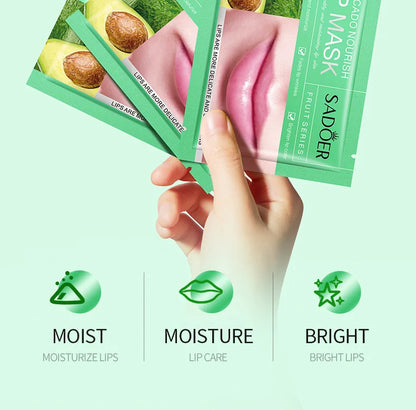 Wholesale Hydrating Collagen Lip Moisturizing Sheet Pouqur Light Lines Crystal Material Lip Mask Patch