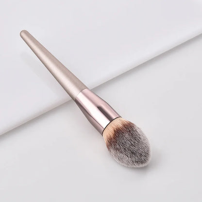 Hot Champagne Makeup Brushes Set for Women Cosmetic Foundation Powder Blush Eyeshadow Kabuki Blending Make Up Brush Beauty Tools