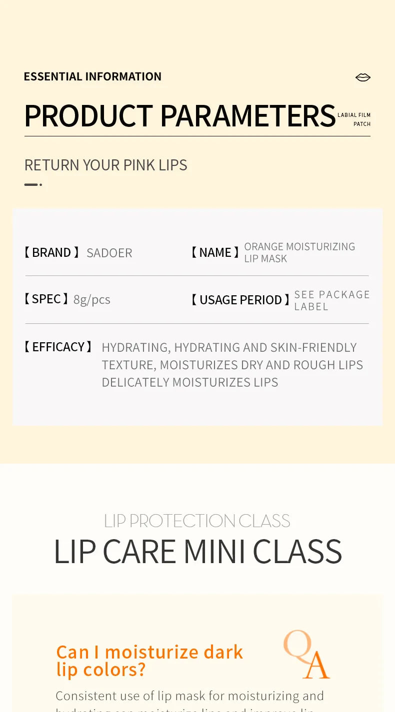 Wholesale Hydrating Collagen Lip Moisturizing Sheet Pouqur Light Lines Crystal Material Lip Mask Patch