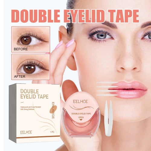 EELHOE Double Eyelid Tape  Natural Traceless Breathable Durable Sweat Proof Waterproof Invisible Double Eyelid Adhesive