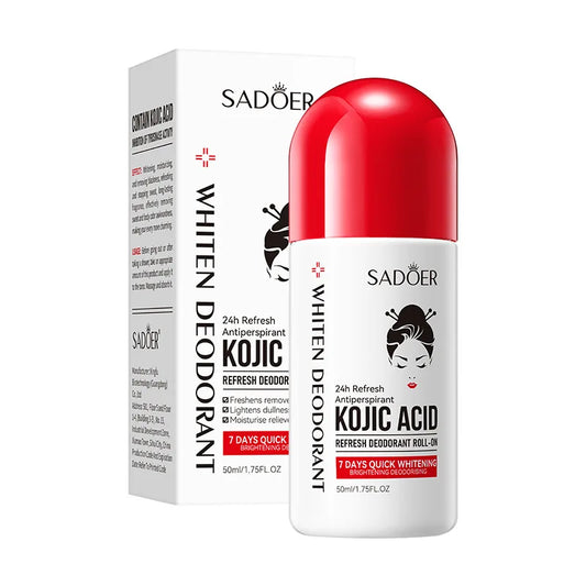 Kojic Acid Whitening Bead Perfume Portable Roller Cross-border Wholesale Antiperspirant