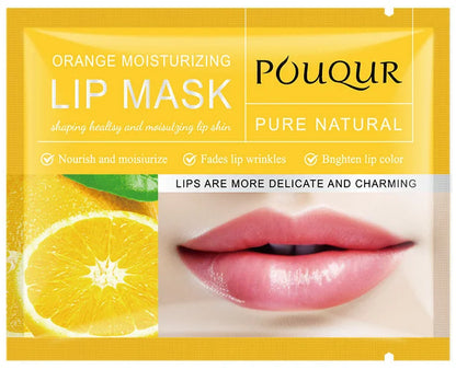 Wholesale Hydrating Collagen Lip Moisturizing Sheet Pouqur Light Lines Crystal Material Lip Mask Patch