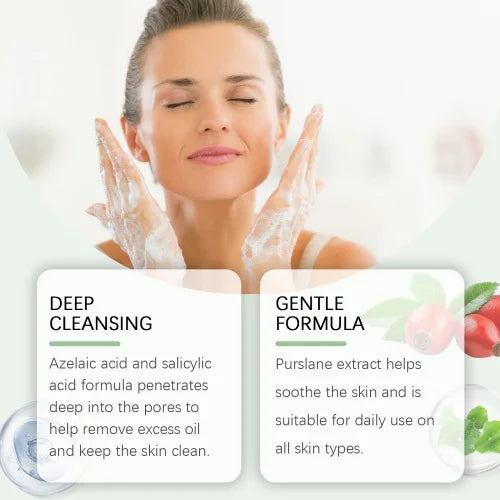 OUHOE Cleanser Gently Cleanser Facial Skin Hydrating And Hydrating Refreshing Daily Skincare Beauty Cleanser