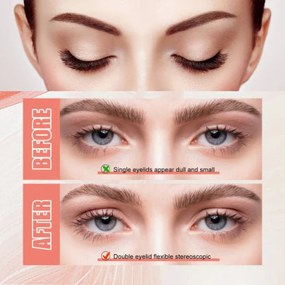 EELHOE Double Eyelid Tape  Natural Traceless Breathable Durable Sweat Proof Waterproof Invisible Double Eyelid Adhesive