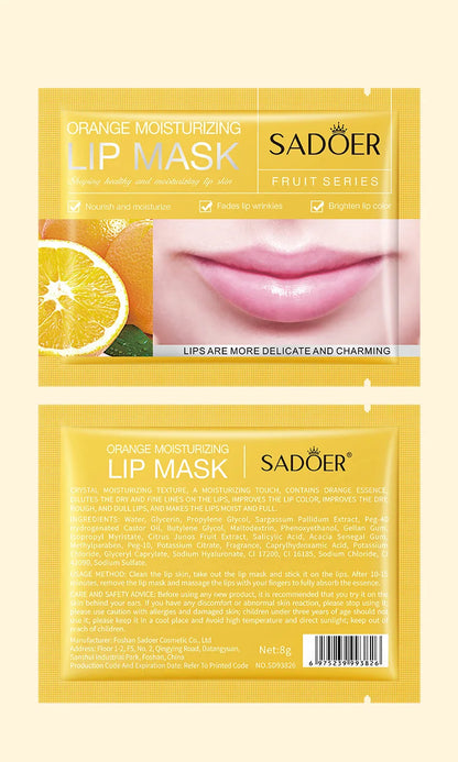 Wholesale Hydrating Collagen Lip Moisturizing Sheet Pouqur Light Lines Crystal Material Lip Mask Patch