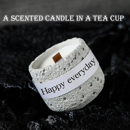 New Milk Tea Cup Aromatherapy Candle Niche High-grade Fragrance Bedroom Lasting Aromatherapy Gift Box Aromatherapy