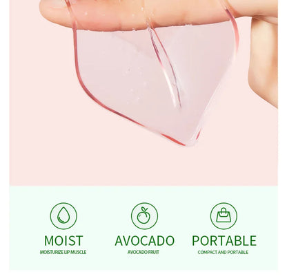 Wholesale Hydrating Collagen Lip Moisturizing Sheet Pouqur Light Lines Crystal Material Lip Mask Patch