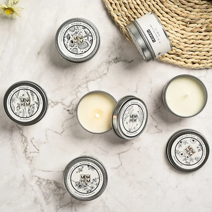 Factory Direct Custom Soy Wax Travel Tin Scented Candle Gift Set Handmade for Home Decoration Holidays & Bars-Private Label