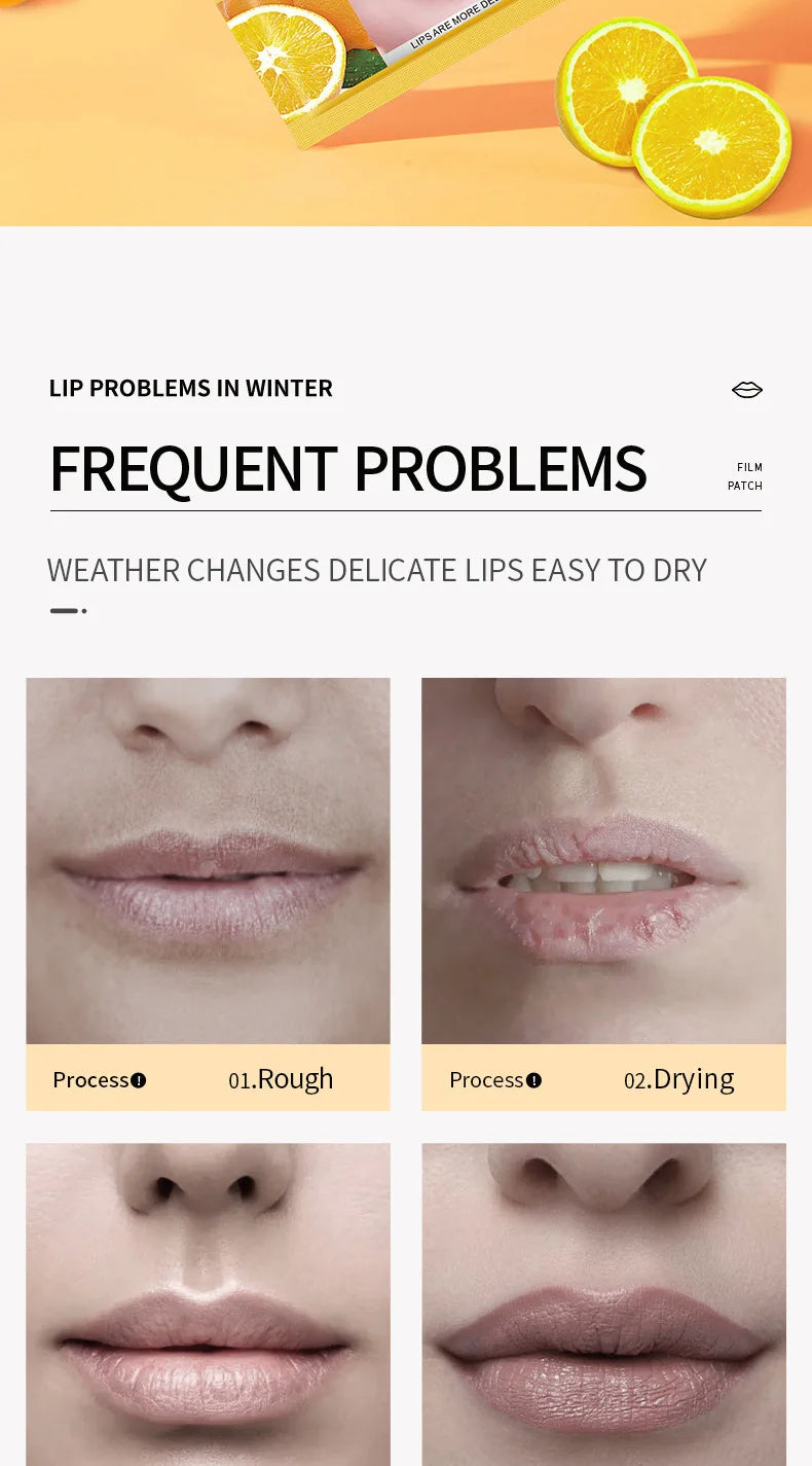 Wholesale Hydrating Collagen Lip Moisturizing Sheet Pouqur Light Lines Crystal Material Lip Mask Patch