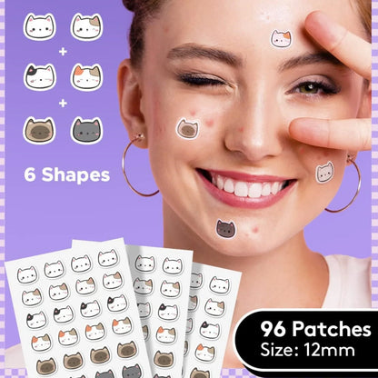 Pimple Patches for Face, Hydrocolloid Acne Patches, Hydrocolloid Patches for Covering Zits and Blemishes, Spot Stickers