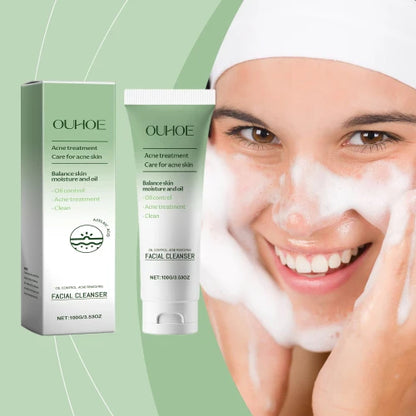 OUHOE Cleanser Gently Cleanser Facial Skin Hydrating And Hydrating Refreshing Daily Skincare Beauty Cleanser