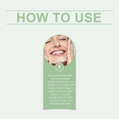 OUHOE Cleanser Gently Cleanser Facial Skin Hydrating And Hydrating Refreshing Daily Skincare Beauty Cleanser