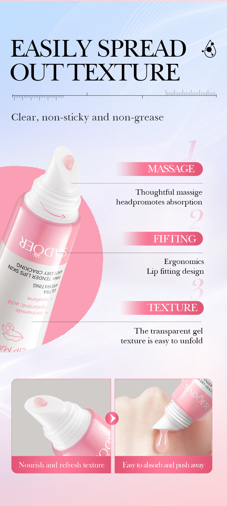 Remove Dark Lip Balm Lightening Melanin Mask Gloss Exfoliating Lip Pink Treatment Reduce Lip Lines Improve Dryness Moisturizing