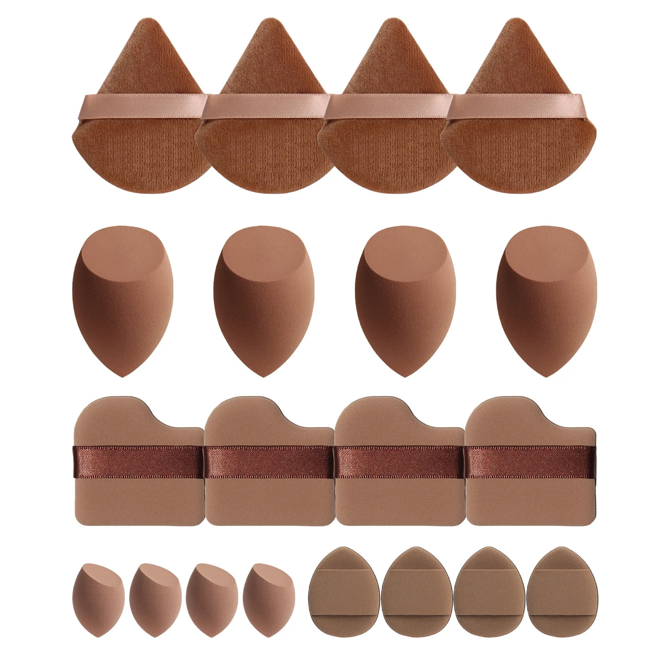 10/20/40/60Pcs Makeup Sponge, Multi-Functional Makeup Tool, Becomes Larger When Exposed to Water, Suitable for All Skin Types