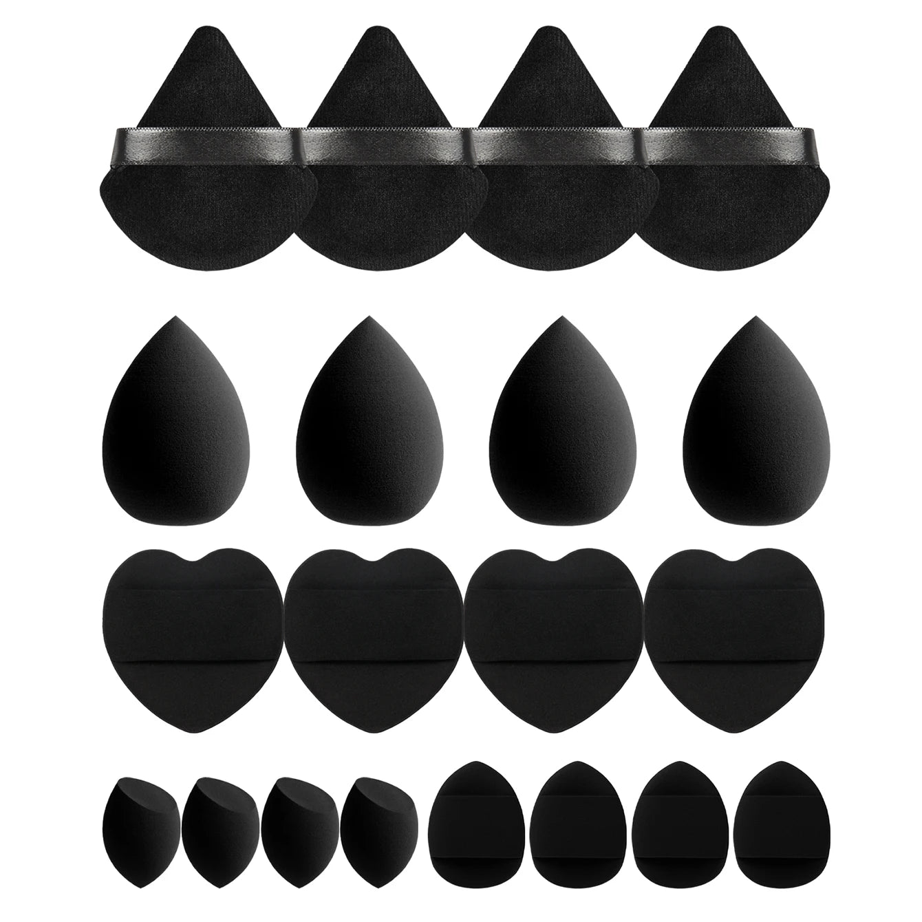 10/20/40/60Pcs Makeup Sponge, Multi-Functional Makeup Tool, Becomes Larger When Exposed to Water, Suitable for All Skin Types