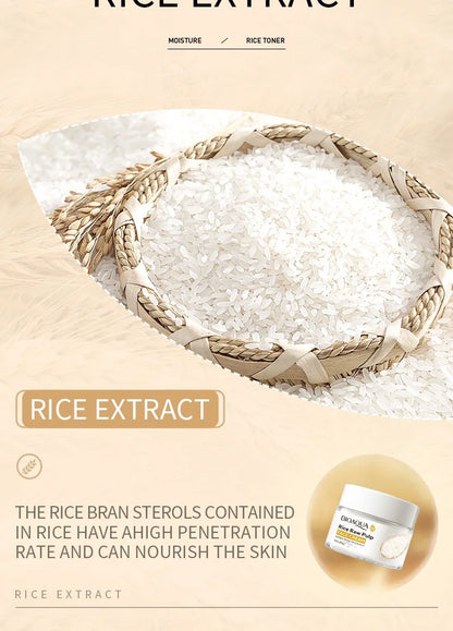 BIOAOUA Rice Puree Series Reduces Wrinkles Softens The Skin Enhances Skin Texture Moisturizes Nourishes The Skin Cleanses Face