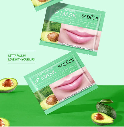 30pcs Fruits Lip Mask Moisturizing Nourishing Collagen Lip Patches Plump Lips Beauty Skincare Lips Pads Lipmask Skin Care