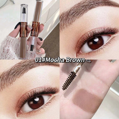 SHAQINUO Dual-Ended Eyebrow Mascara-Shape & Color with Long-Lasting Hold,Waterproof and Smudge-Proof for a Natural-Looking Finis