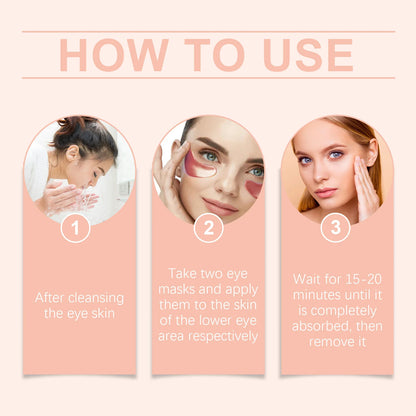 Caffeine Eye Mask Anti Dark Circles Puffyness Firming Lifting Fade Fine Lines Nourishing Brightening Wrinkle Remove Eyes Patche