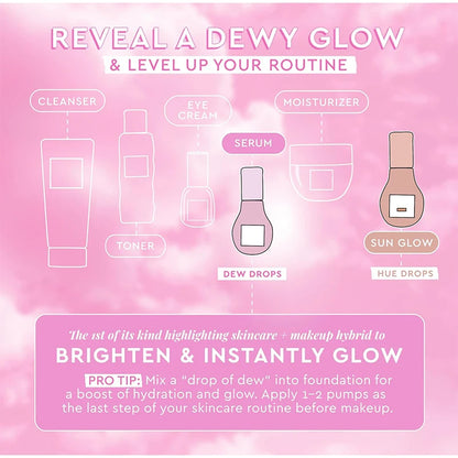 40ML Watermelon Niacinamide Brightening Essence Light Bulb Design W/ Hyaluronic Acid Vitamin E Lightweight Hydrating Face Makeup