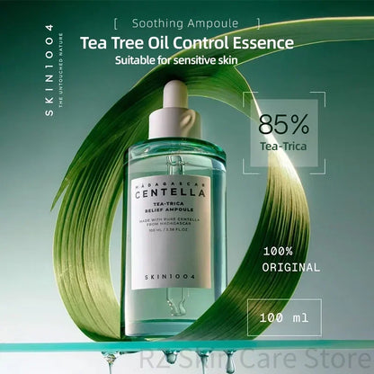 SKIN1004 Madagascar Centella Skincare Coreanos Tea Tree Oil Control Series 3Pcs/Set Soothing Hydration for Sensitive Skin Serum