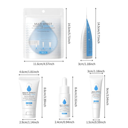LAIKOU Nourishing Moisture Surge Hydration 3-Piece (Essence + Eye Cream + Face Cream) Skin Firming Skincare Set