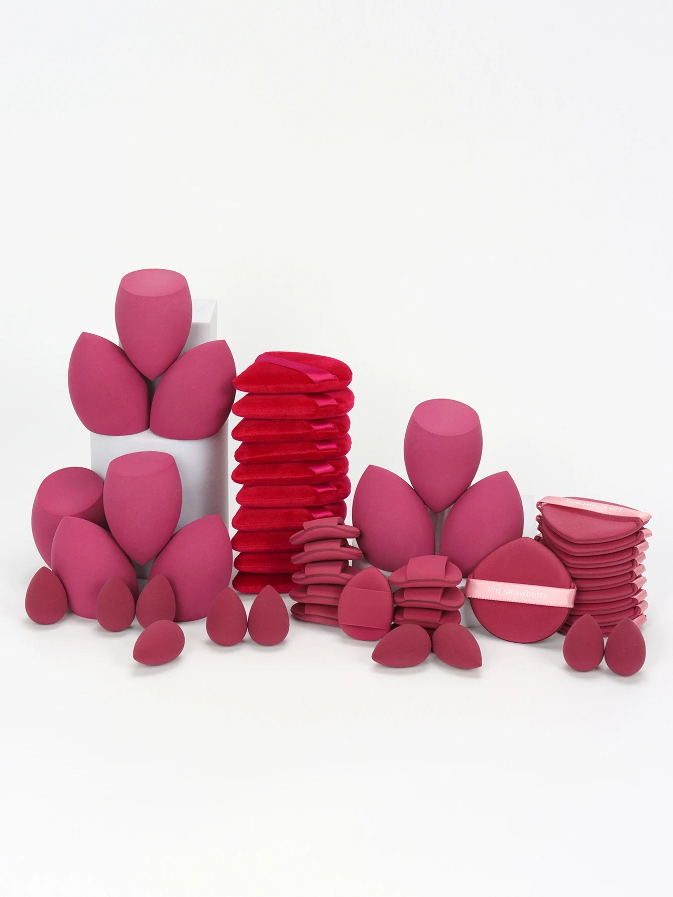 10/20/40/60Pcs Makeup Sponge, Multi-Functional Makeup Tool, Becomes Larger When Exposed to Water, Suitable for All Skin Types