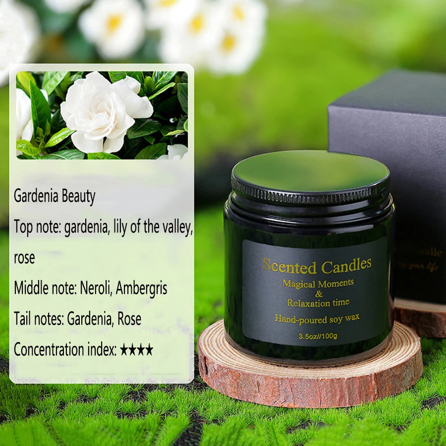 Smokeless Aromatherapy Candles Soy Wax Handmade Creative Bedroom Decoration Aromatherapy Candle Cups Handheld Gift Box