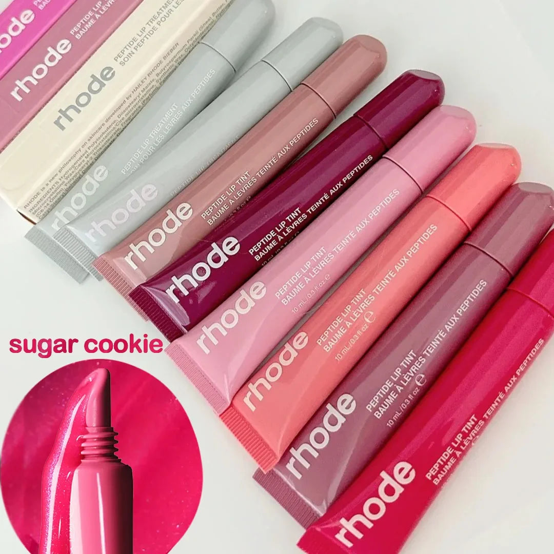 Rhode Makeup Portable Soft Silicone Storage Bag Gifts Cover Charm Woman Cosmetic Mirror Lipstick Blush Moisturizing Lip Gloss