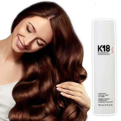 K18 Keratin Repair Leave In Hair Mask Deep Moisturizing Treatment for Damaged Hair, Restores Softness Health 15/50/150ml