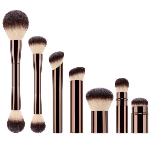 Professional makeup brushes Blusher Powder Eyeshadow Eyebrow Foundation Brush luxury Vegan Makeup Tools