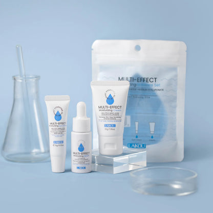 LAIKOU Nourishing Moisture Surge Hydration 3-Piece (Essence + Eye Cream + Face Cream) Skin Firming Skincare Set