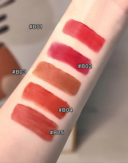 Fluid Bear Non Stick Cup Fog Lipstick Velvet Matte Silky Texture Easy To Color Lasting Does Not Fade Lip Gloss Makeup Cosmetic