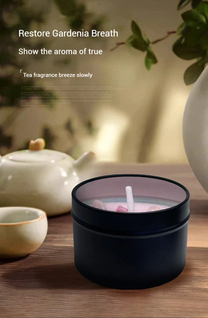Natural Dried Flowers Aromatherapy Candles Sleep Aid Indoor Tabletop Long-Lasting Fragrance Ambient Fragrance Decorative Items