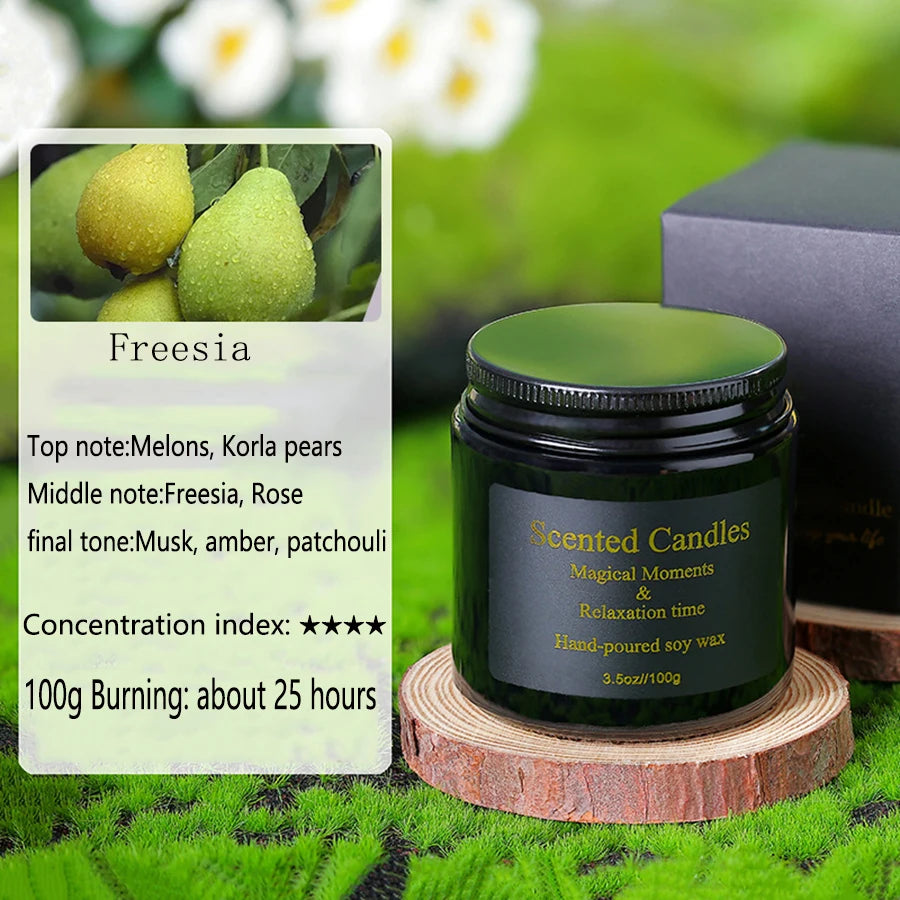 Smokeless Aromatherapy Candles Soy Wax Handmade Creative Bedroom Decoration Aromatherapy Candle Cups Handheld Gift Box